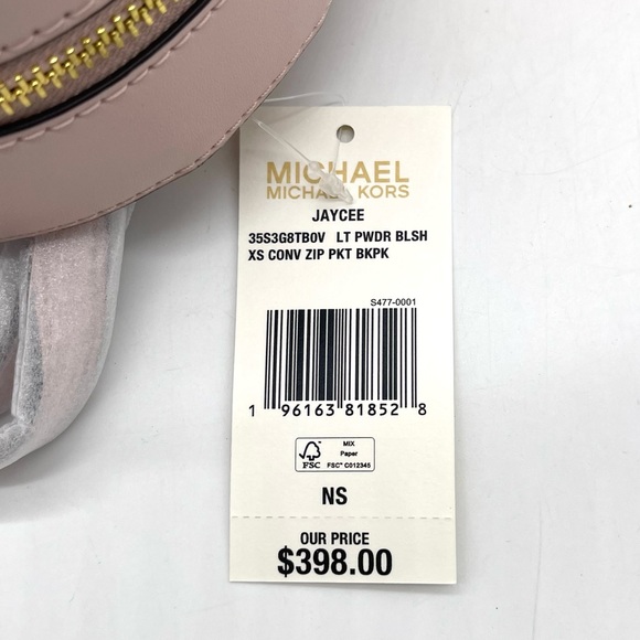 Michael Kors Jaycee Xsmall Convertible Backpack - Picture 9 of 11